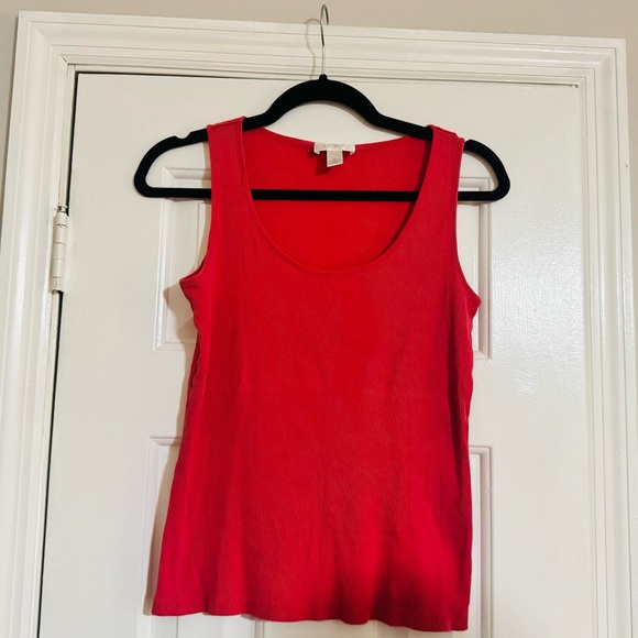 LOFT Tops - 👑 MEDIUM LOFT Vibrant Red Tank Top by